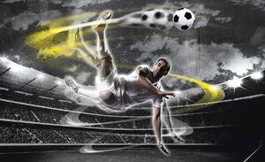 Fotótapéta - Futballista akcióban (152,5x104 cm)