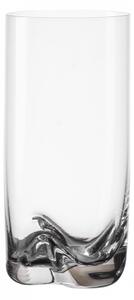 Lunasol - Szürke aljú hosszúitalos poharak 350 ml-es 6 db-os készlet - Anno Glas Lunasol Color (322128)