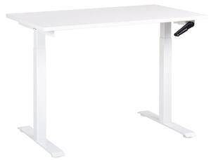 Manuálisan állítható asztal DESTINES 120 cm 72 cm Fehér
