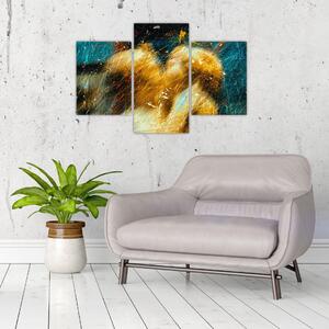 Kép - Csókolózó angyalok (90x60 cm)