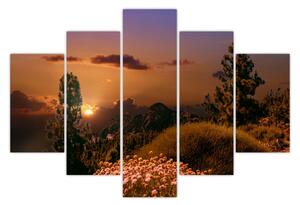 Természet képe naplementekor (150x105 cm)