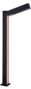 Lucande - Taskalin Kerti Lámpa H70 Black/Wood - Lampemesteren