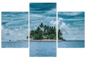 Kép - sziget a tengeren (90x60 cm)