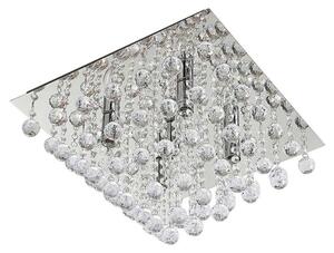 Lindby - Annica Square Mennyezeti Lámpa Chrome/Clear - Lampemesteren