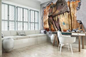 Fotótapéta - Nyílás - dinoszaurusz (152,5x104 cm)
