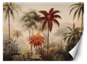 Gario Fotótapéta Narancssárga pálmafák a trópusi dzsungelben Anyag: Vlies, Méret: 200 x 140 cm