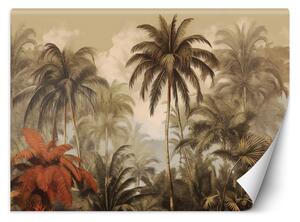 Gario Fotótapéta Trópusi pálmafák a dzsungelben Anyag: Vlies, Méret: 200 x 140 cm