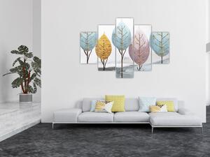 Kép - Dizájnos fák (150x105 cm)