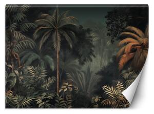 Gario Fotótapéta Trópusi dzsungel éjszaka Anyag: Vlies, Méret: 200 x 140 cm