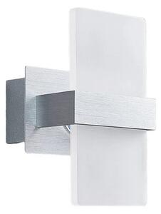 Lindby - Yorick LED Fali Lámpa Satin White/Brushed Aluminium - Lampemesteren