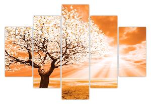 Narancssárga fa képe (150x105 cm)