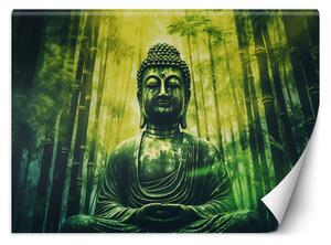 Gario Fotótapéta Buddha a bambusz erdőben Anyag: Vlies, Méret: 200 x 140 cm