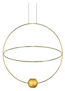 Függőlámpa Lodes, dimmable, Arany / Sárgaréz, Nappali, Fém