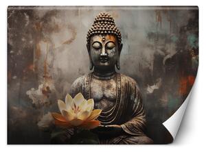 Gario Fotótapéta Meditáló Buddha szobra Anyag: Vlies, Méret: 200 x 140 cm