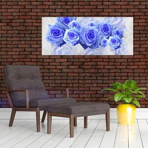 Kép - Kék rózsa (120x50 cm)