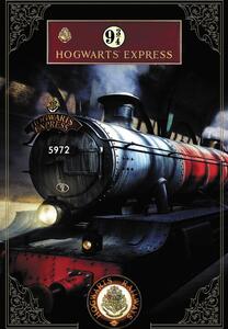 Művészi plakát Harry Potter - The Hogwarts Express, (26.7 x 40 cm)