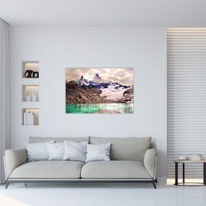 Hegyi tó képe (90x60 cm)