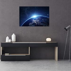 A Föld bolygó képe (90x60 cm)