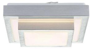 Lindby - Mirco Square LED Mennyezeti Lámpa L27 Alu/White - Lampemesteren