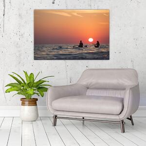 Kenuzók képe naplementekor (90x60 cm)