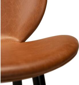 Konyakbarna bőr bárszék szék DAN-FORM Cloud 67 cm