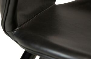 Fekete bőr bárszék szék DAN-FORM Cloud 67 cm