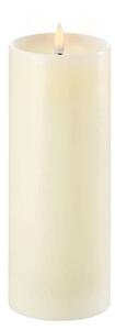 Uyuni - Oszlopos Gyertya LED w/shoulder Ivory 7,8 x 20 cm Lighting - Lampemesteren