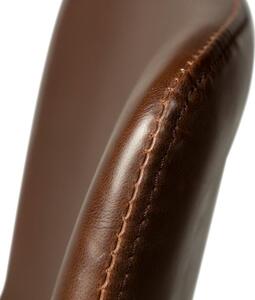 Vintage barna bőr bárszék DAN-FORM Hype 65 cm