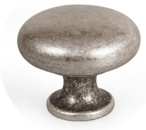 Fogantyú Viefe DUKE gomb, fém, antik ezüst