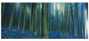 Kép - Kék erdő (120x50 cm)