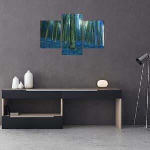 Kép - Kék erdő (90x60 cm)