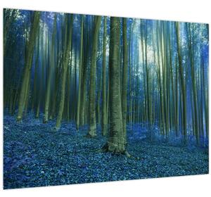 Kép - Kék erdő (70x50 cm)