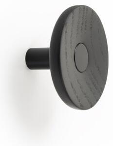 Fogas Viefe ZOOT gomb, 90mm, fa-alumínium, matt fekete + fekete lakkozott EI