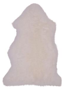 Lambskin báránybőr szőnyeg, Krém színben, 50x85 cm
