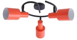 Lindby - Ovelia 3 Round Mennyezeti Lámpa Orange/Black - Lampemesteren