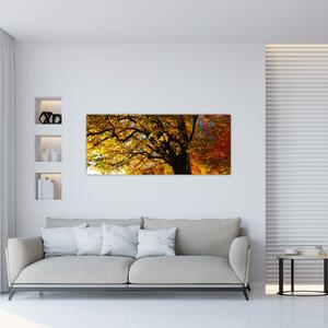 Egy őszi fa képe (120x50 cm)