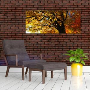 Egy őszi fa képe (120x50 cm)