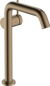 Magas mosdó csaptelep Hansgrohe Tecturis S leeresztőszelep nélkül csiszolt bronz 73372140
