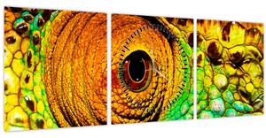 Kép - Kaméleon (órával) (90x30 cm)