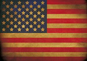 Fotótapéta - USA zászló (152,5x104 cm)