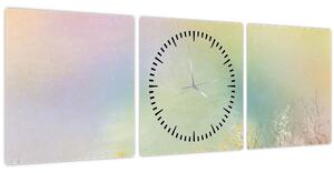 Kép - Festett rét 2 (órával) (90x30 cm)