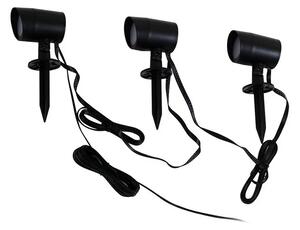 Lindby - Nycta LED Smart Kerti lámpa w/Földi tüske 3 pcs. Fekete - Lampemesteren
