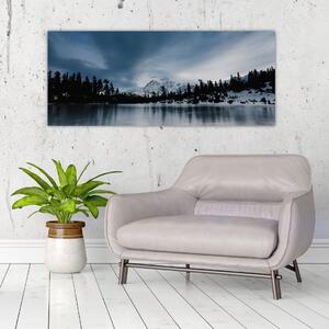 Kép - A befagyott tón (120x50 cm)