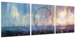 Kép - Absztrakció (órával) (90x30 cm)