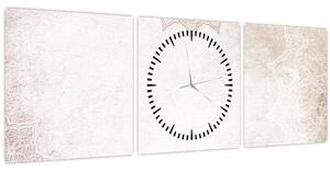 Kép - Mandalák a falban (órával) (90x30 cm)