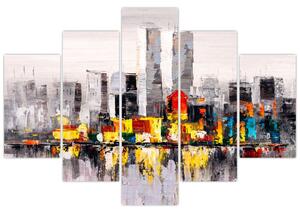 Kép - A nagyváros festménye (150x105 cm)