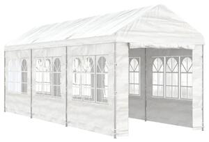 VidaXL fehér polietilén pavilon tetővel 6,69 x 2,28 x 2,69 m