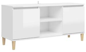 Modern TV-Szekrény - Fehér - 103,5x35x50 cm