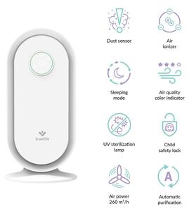TrueLife P5 WiFi légtisztító UV lámpával és ionizátorral (TLAIRPP5)