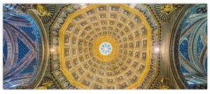 A Siena templom mennyezetének képe (120x50 cm)